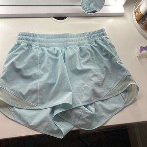Size 6 light blue lululemon short